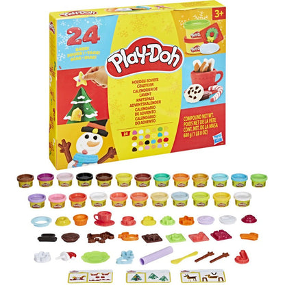 White Smoke Play-Doh Holiday Advent Calendar Kids Clay, Dough & Modelling