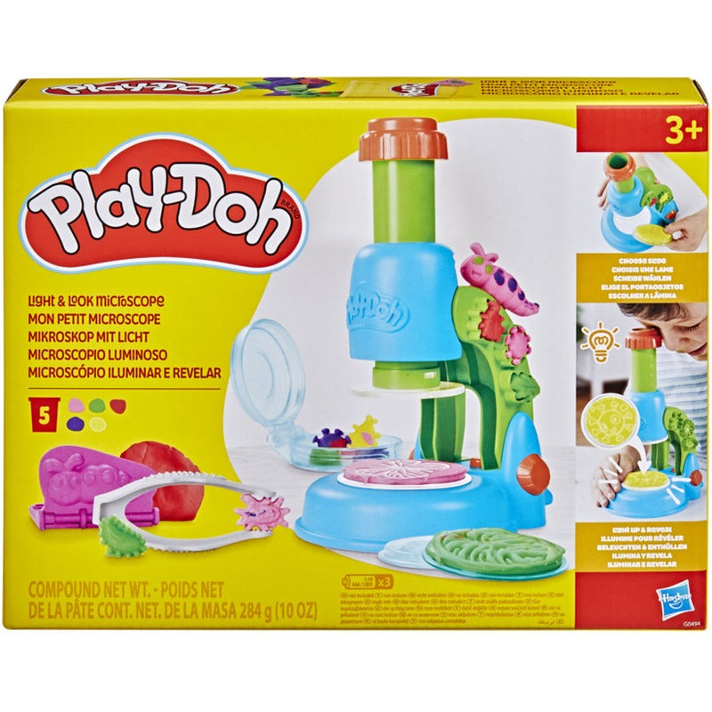 Light Gray Play-Doh Light And Look Microscope Kids Clay, Dough & Modelling