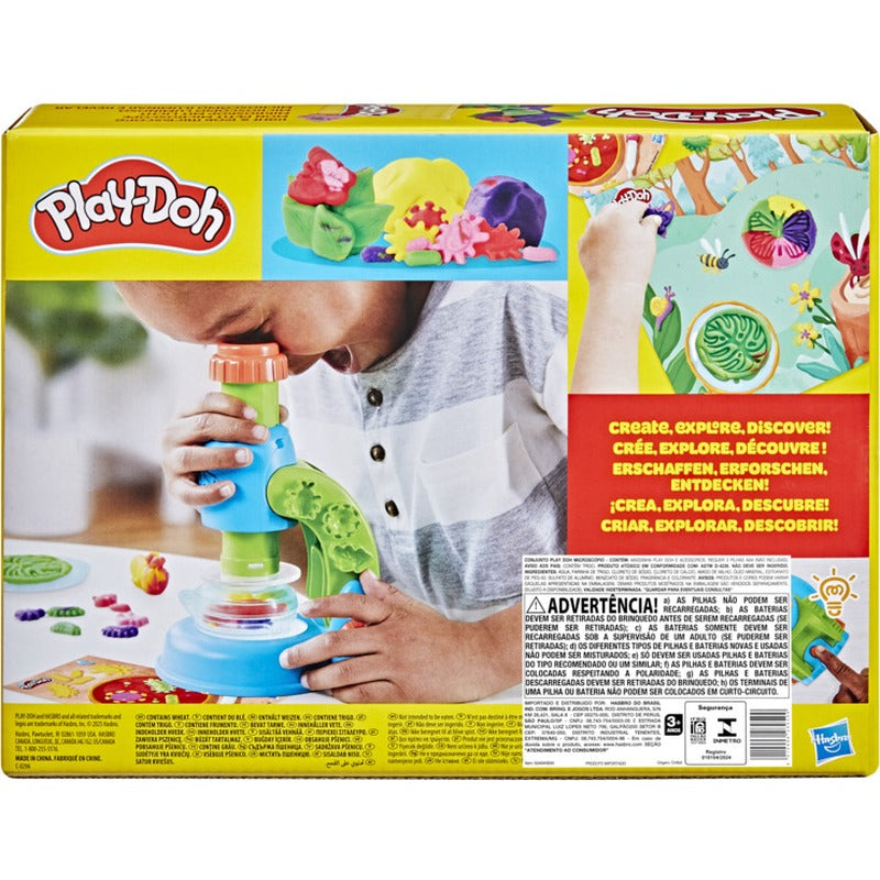 Light Gray Play-Doh Light And Look Microscope Kids Clay, Dough & Modelling