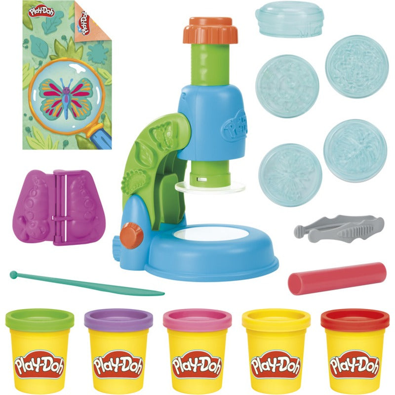 White Smoke Play-Doh Light And Look Microscope Kids Clay, Dough & Modelling