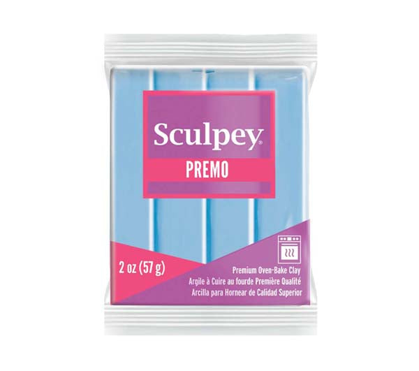 Light Steel Blue Premo Sculpey Modelling Clay, 57g, Pale Blue Modelling Clay