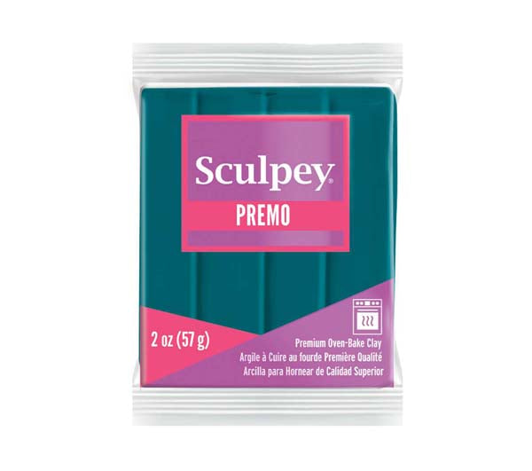 Dark Slate Gray Premo Sculpey Modelling Clay, 57g, Teal Modelling Clay
