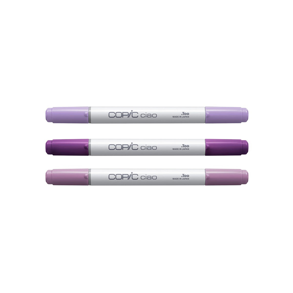 White Smoke Copic Ciao Exclusive Purple Tones Assortment, 3Pk Bundle Custom Bundle