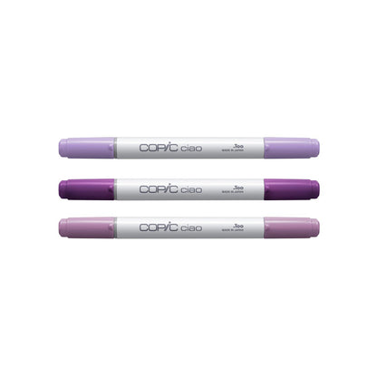 White Smoke Copic Ciao Exclusive Purple Tones Assortment, 3Pk Bundle Custom Bundle