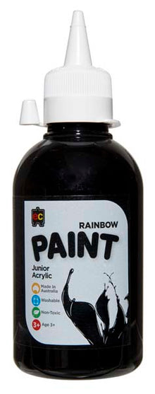 White Smoke EC Rainbow Paint 250mL Black Kids Paints