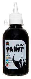 White Smoke EC Rainbow Paint 250mL Black Kids Paints