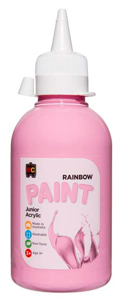 White Smoke EC Rainbow Paint 250ml Pink Kids Paints