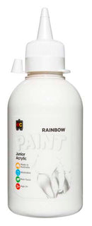 White Smoke EC Rainbow Paint 250mL White Kids Paints