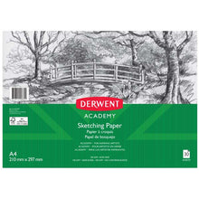 Sea Green Derwent Academy Sketch Paper, A4, Landscape, 100gsm, 30sht Pads