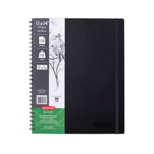 White Smoke Derwent Academy Visual Art Diary, 11x14, Portrait, 110gsm, 120pg Pads