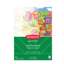 Sea Green Derwent Academy Drawing Pad, A4, Portrait, 110gsm, 50 sheet Pads