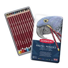 White Smoke Derwent Pastel Pencils Tin 12 Pencils