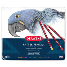 White Smoke Derwent Pastel Pencils Tin 24 Pencils