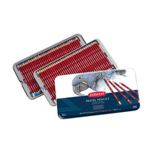 White Smoke Derwent Pastel Pencils Tin 72 Pencils