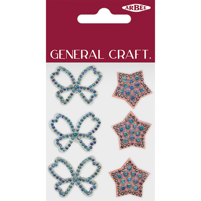 Rs Felt Star Bfly 5Pc