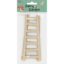 Lavender Fairy Garden Wood Ladder, 2pcs Fairy Garden