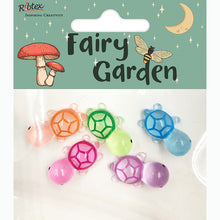 Dark Sea Green Fairy Garden Mini Resin Turtle Small, 5pc Fairy Garden