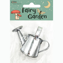 White Smoke Fairy Garden Mini Metal Watering Can, 1pc Fairy Garden