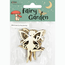 Lavender Fairy Garden Wood Laser Cut Fairy Sml, 6pc Fairy Garden