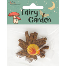 White Smoke Fairy Garden Mini Resin Campfire Fairy Garden