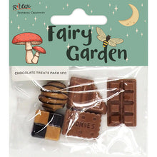 Dark Sea Green Fairy Garden Chocolate Treats Pack, 5pc Fairy Garden