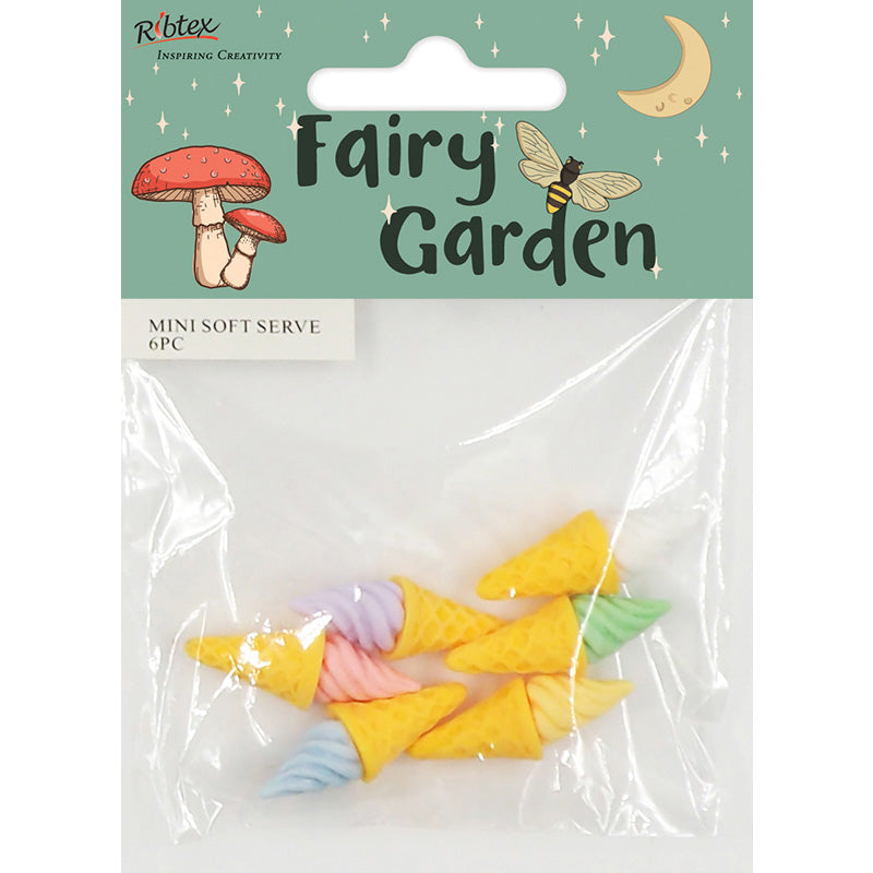 Lavender Fairy Garden Soft Serve Multi, 6pc Fairy Garden