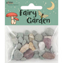 Dark Sea Green Fairy Garden Mini Stones Rustic Multi, 30g Fairy Garden