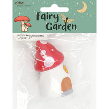 Lavender Fairy Garden Resin Mushroom House, 1pc Fairy Garden
