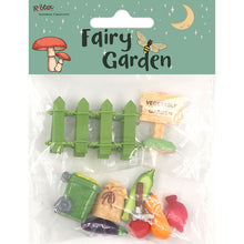 White Smoke Fairy Garden Veggie Patch Set, 10pc Fairy Garden