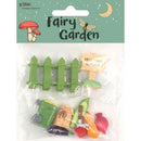 White Smoke Fairy Garden Veggie Patch Set, 10pc Fairy Garden