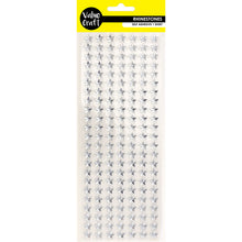 Craft Rhinestones Star Silver 10Mm 1Sh