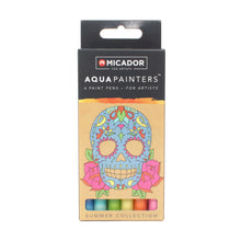 Dark Slate Gray Micador for Artists AquaPainters, Summer Box 6 Paint Markers