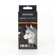 Dark Slate Gray Micador for Artists AquaPainters, Winter Box 6 Paint Markers