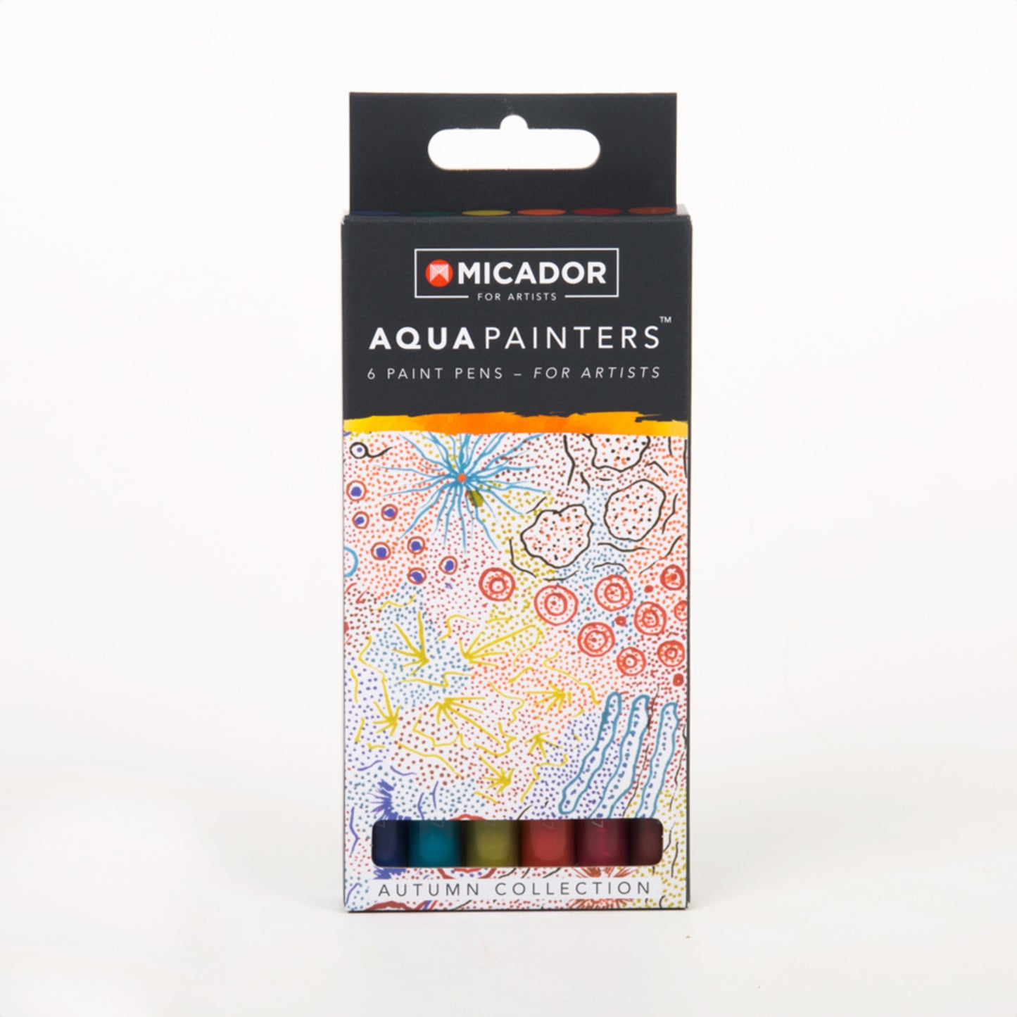 Dark Slate Gray Micador for Artists AquaPainters, Autumn Box 6 Paint Markers