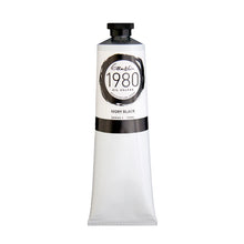 White Smoke Gamblin 1980 Oil Paint Ivory Black 150mL Series 1 Oil Paints