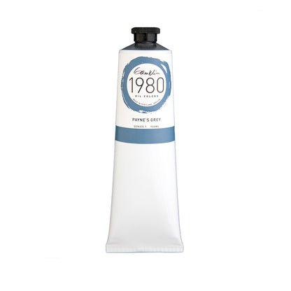 White Smoke Gamblin 1980 Oil Paint Paynes Grey 150mL Series 1 Oil Paints