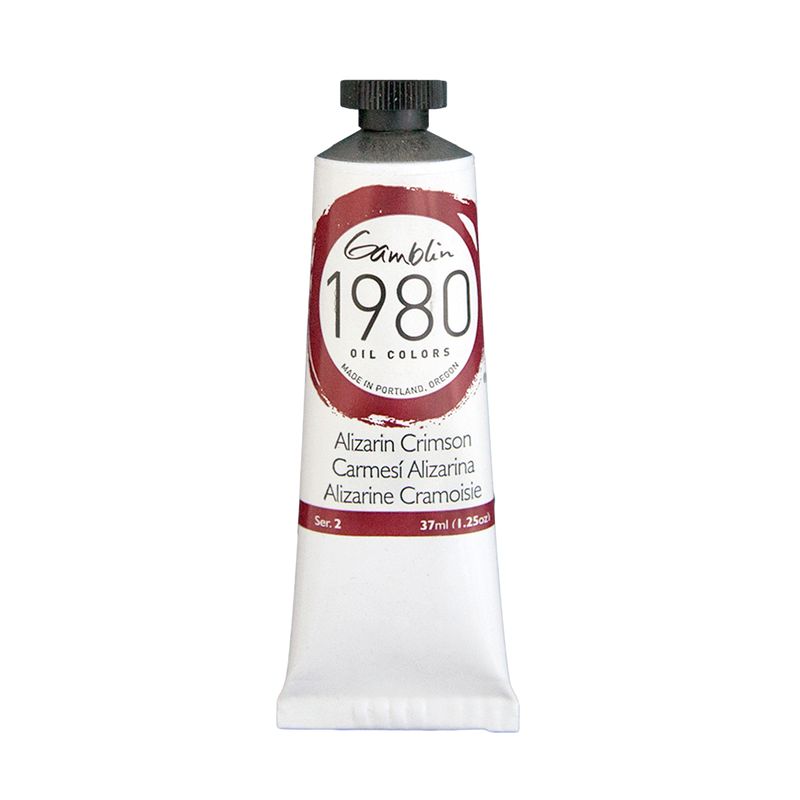 Gamblin 1980 Oil Paint, Alizarin Crimson Permanent, S2, 37ml
