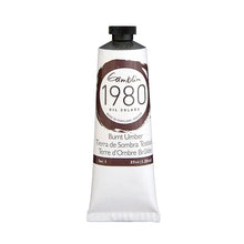 White Smoke Gamblin 1980 Oil Paint, Burnt Umber, S1, 37ml Oil Paint