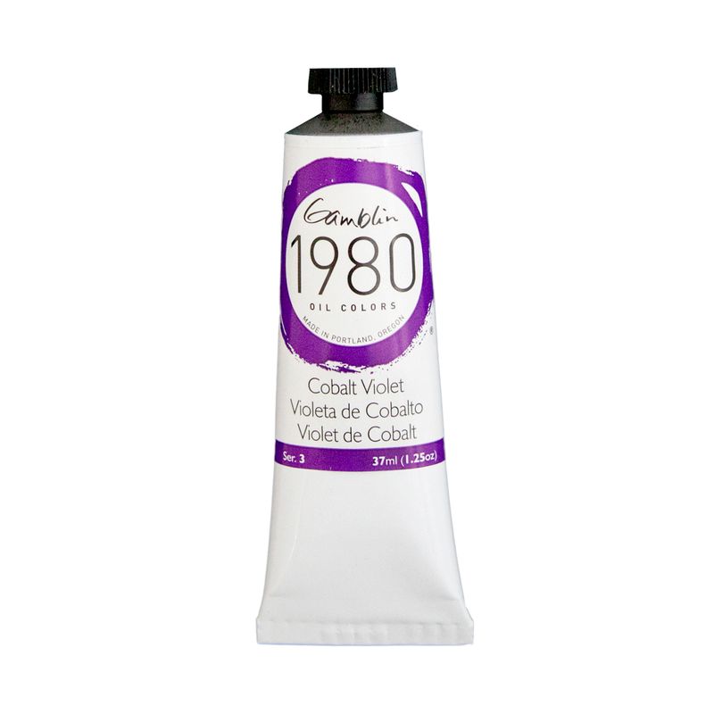 Gamblin 1980 Oil Paint, Cobalt Violet Ag, S3, 37ml