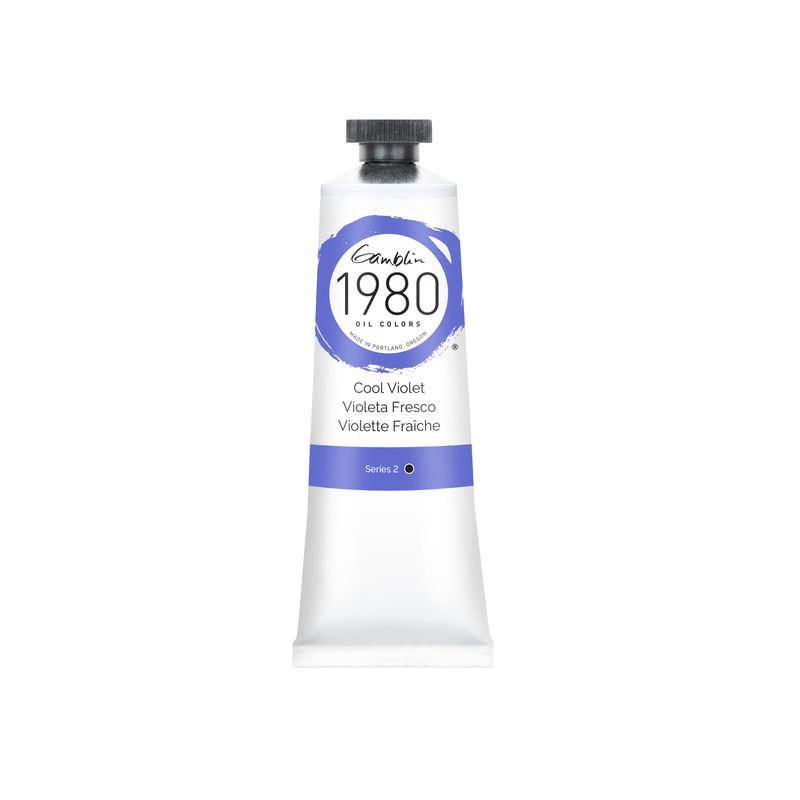 Gamblin 1980 Oil Paint, Cool Violet, S2, 37ml