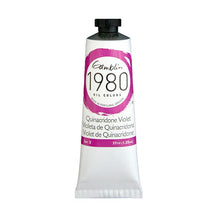 White Smoke Gamblin 1980 Oil Paint, Quinacridone Violet, S2, 37ml Oil Paint