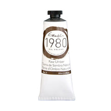 White Smoke Gamblin 1980 Oil Paint, Raw Umber, S1, 37ml Oil Paint