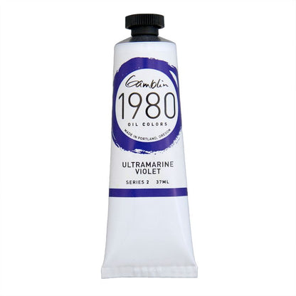 Gamblin 1980 Oil Paint, Ultramarine Violet, S2, 37ml