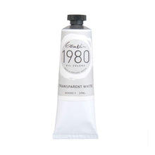 White Smoke Gamblin 1980 Oil Paint, Transparent White, S1, 37ml Oil Paint
