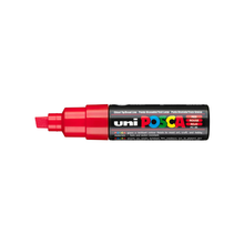 White Smoke Posca PC 8K Bold Chisel Tip Paint Marker, Red Paint Markers