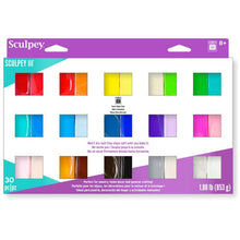 White Smoke Sculpey III Modelling Clay Multi Pack, 30x 1oz/ 28g bars Modelling Clay