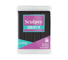 Light Gray Sculpey III Modelling Clay, 57g, Black Modelling Clay