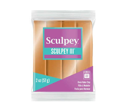 Light Gray Sculpey III Modelling Clay, 57g, Gold Modelling Clay