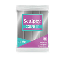 Light Gray Sculpey III Modelling Clay, 57g, Silver Modelling Clay