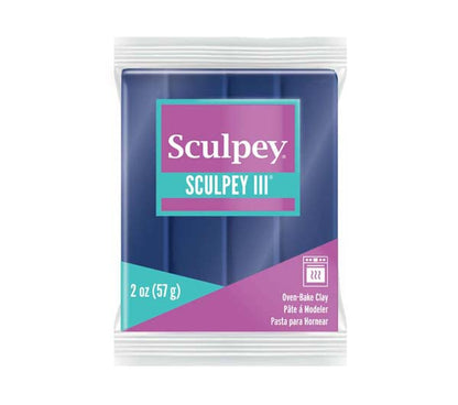 Lavender Sculpey III Modelling Clay, 57g, Navy Pearl Modelling Clay